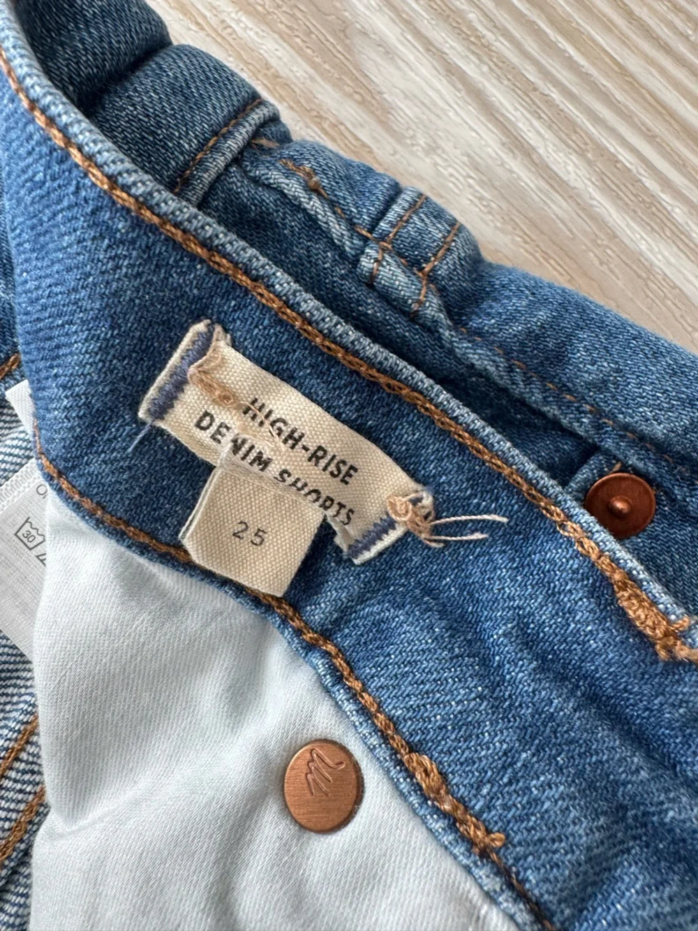 Madewell HR Denim Shorts 25